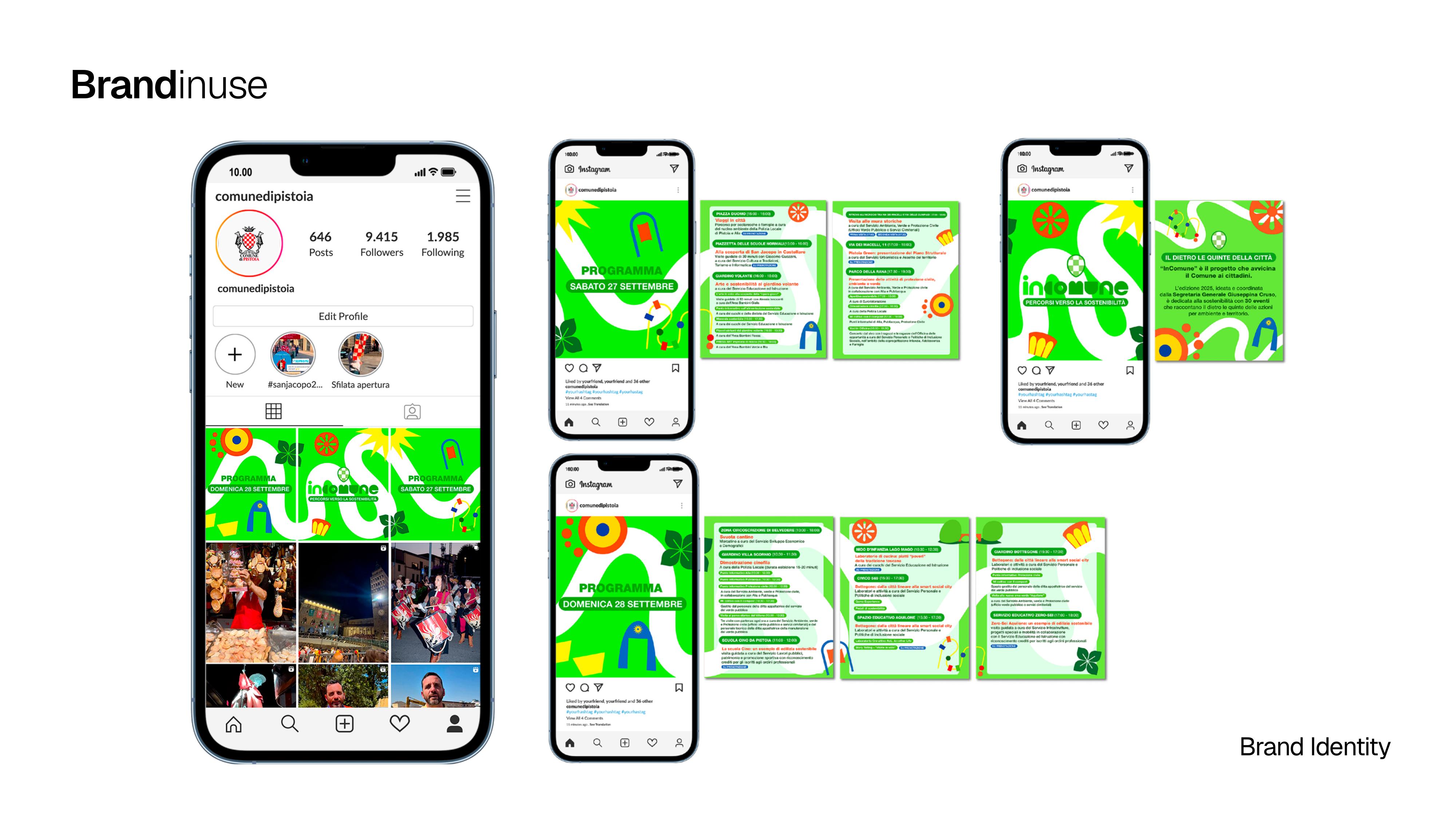 Brand in use — profilo e post Instagram