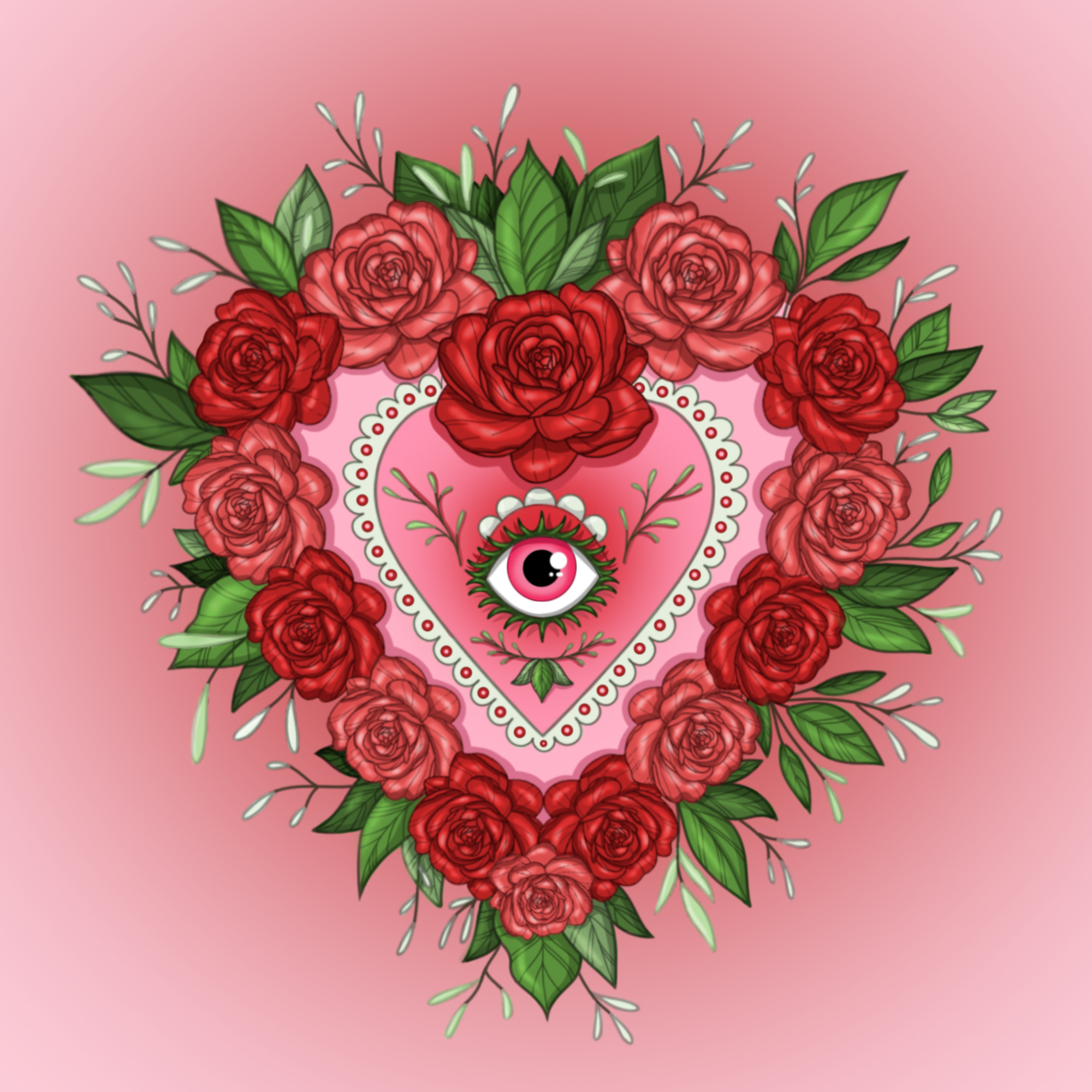 Sacred Hearts — Illustrated collection — slide 3