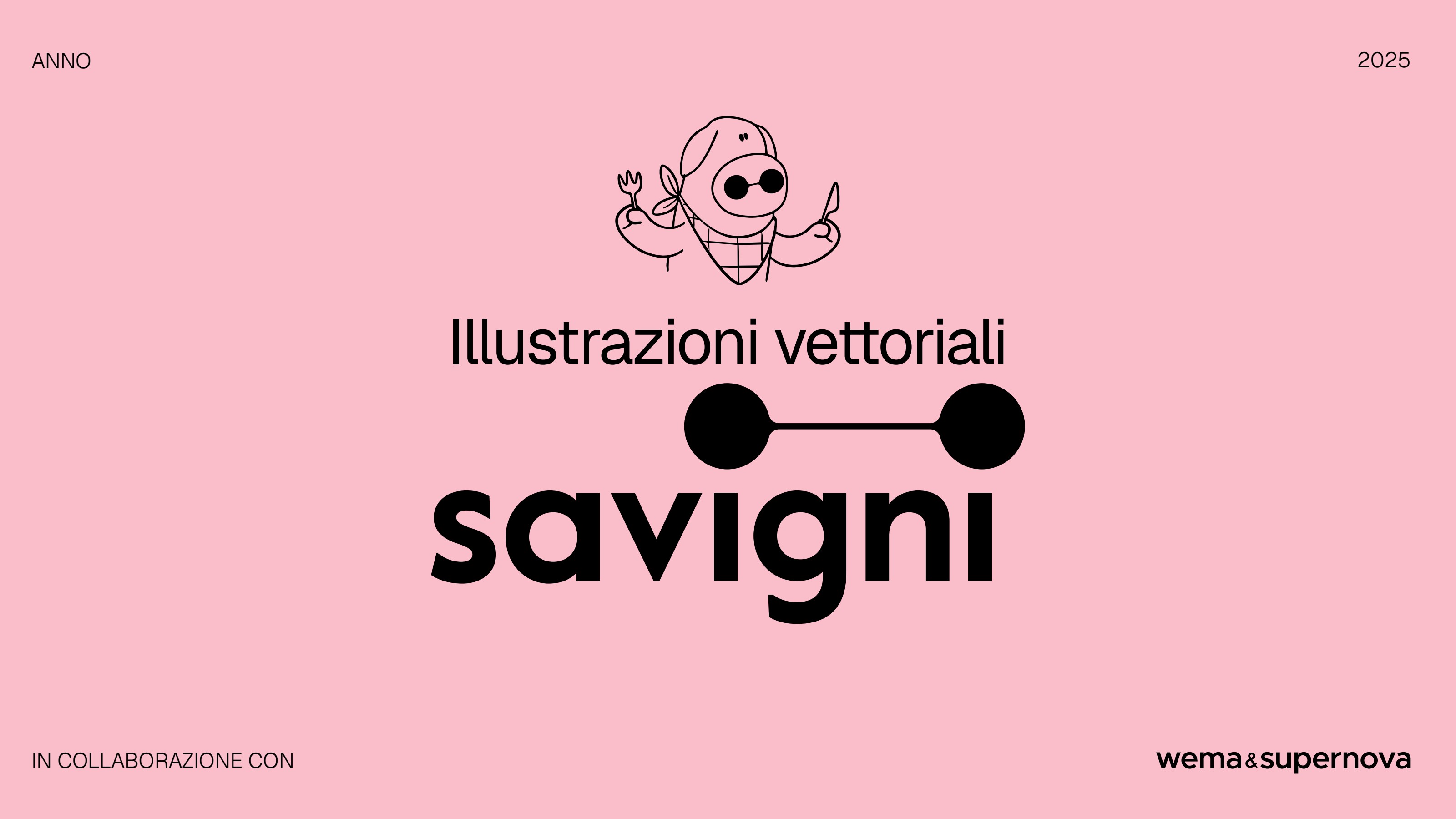 Copertina Illustrazioni vettoriali Savigni 2025