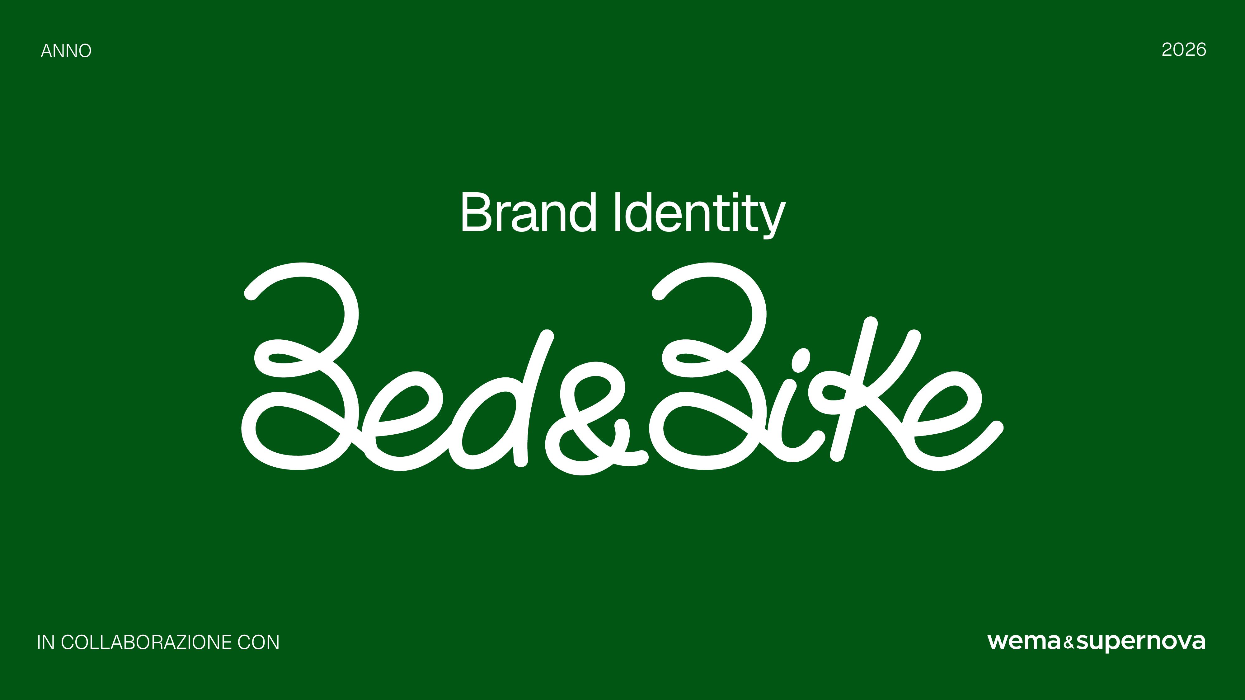 Copertina della brand identity Bed&Bike
