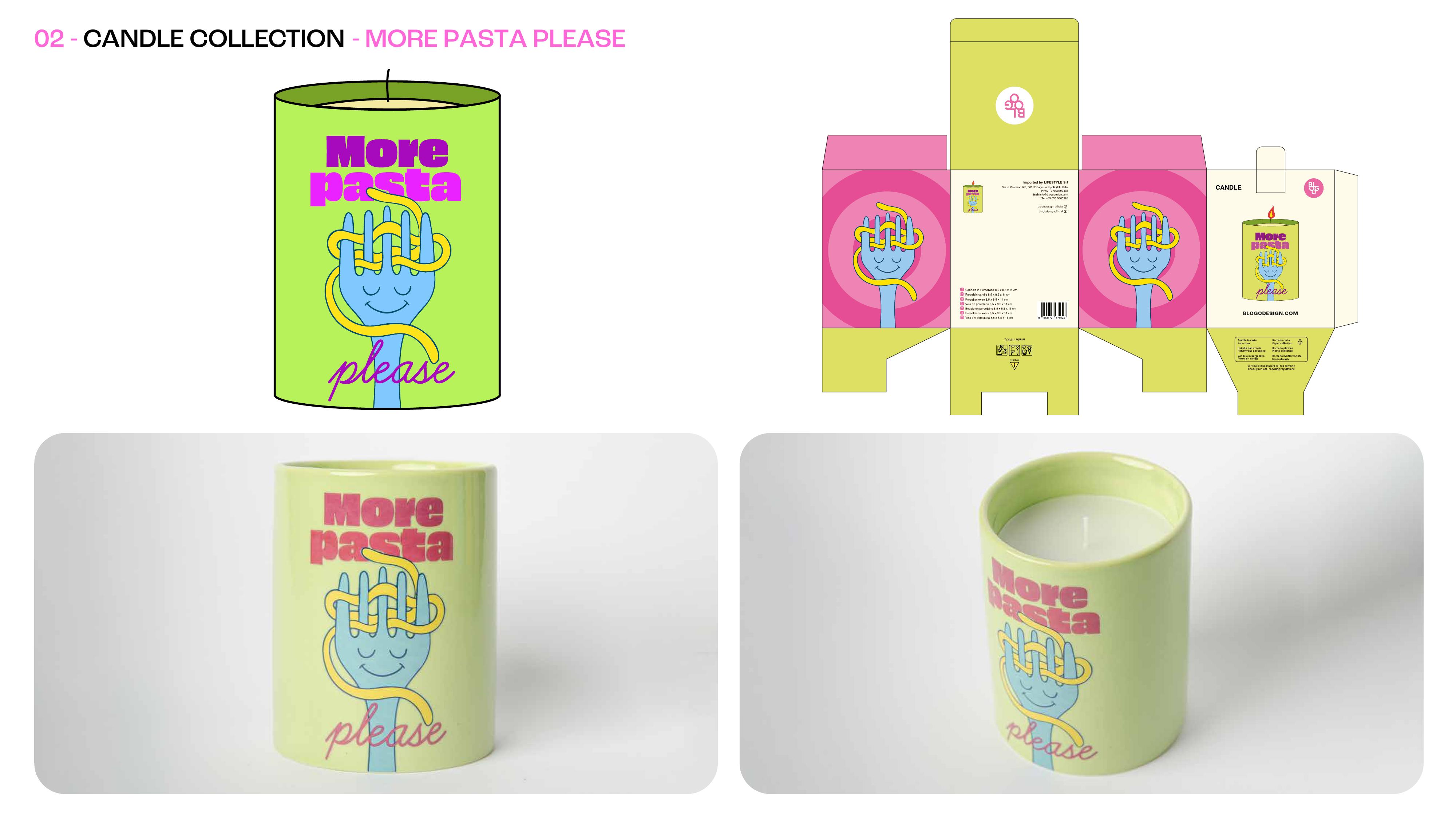 Candle Collection — More Pasta Please