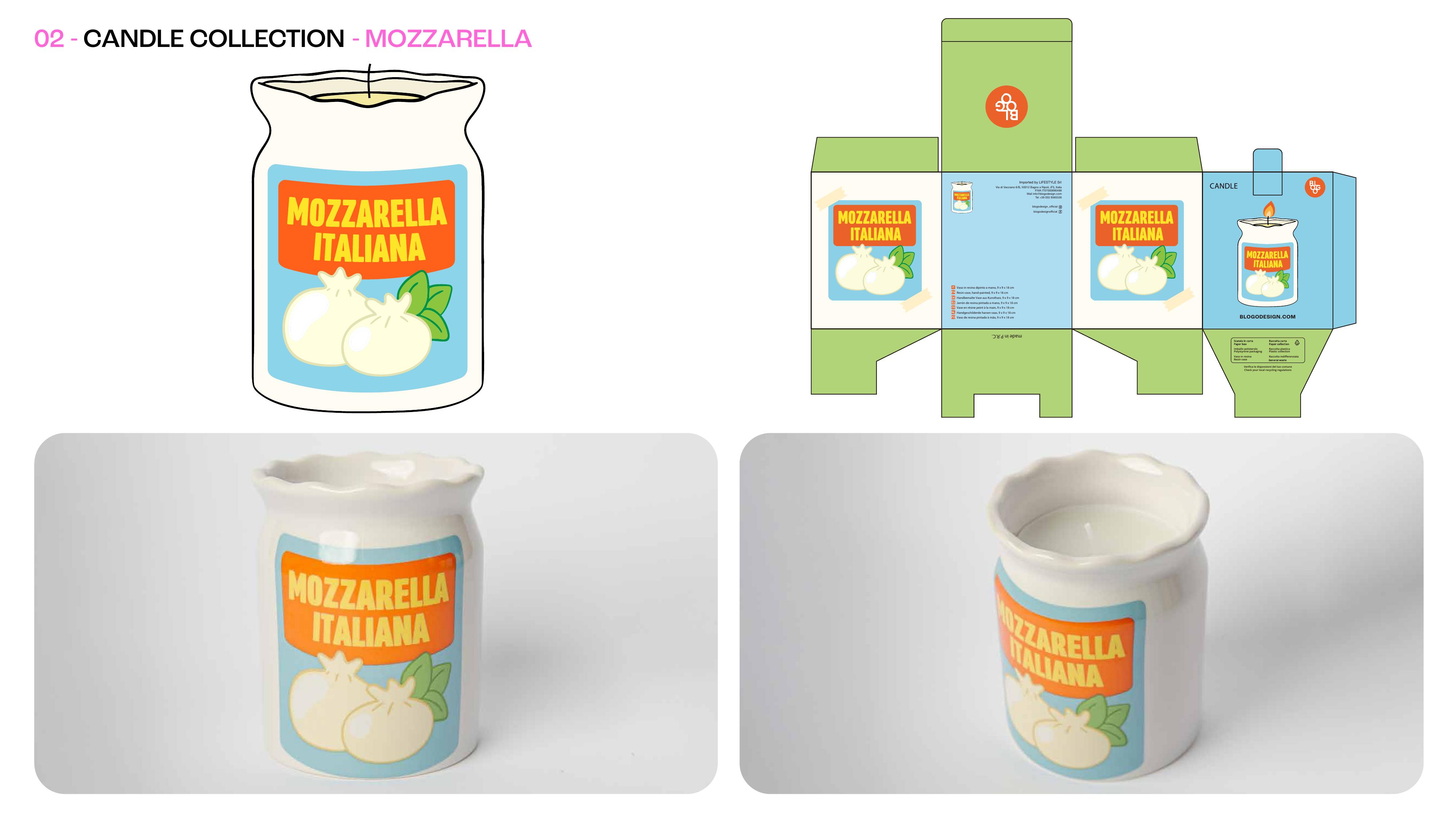 Candle Collection — Mozzarella
