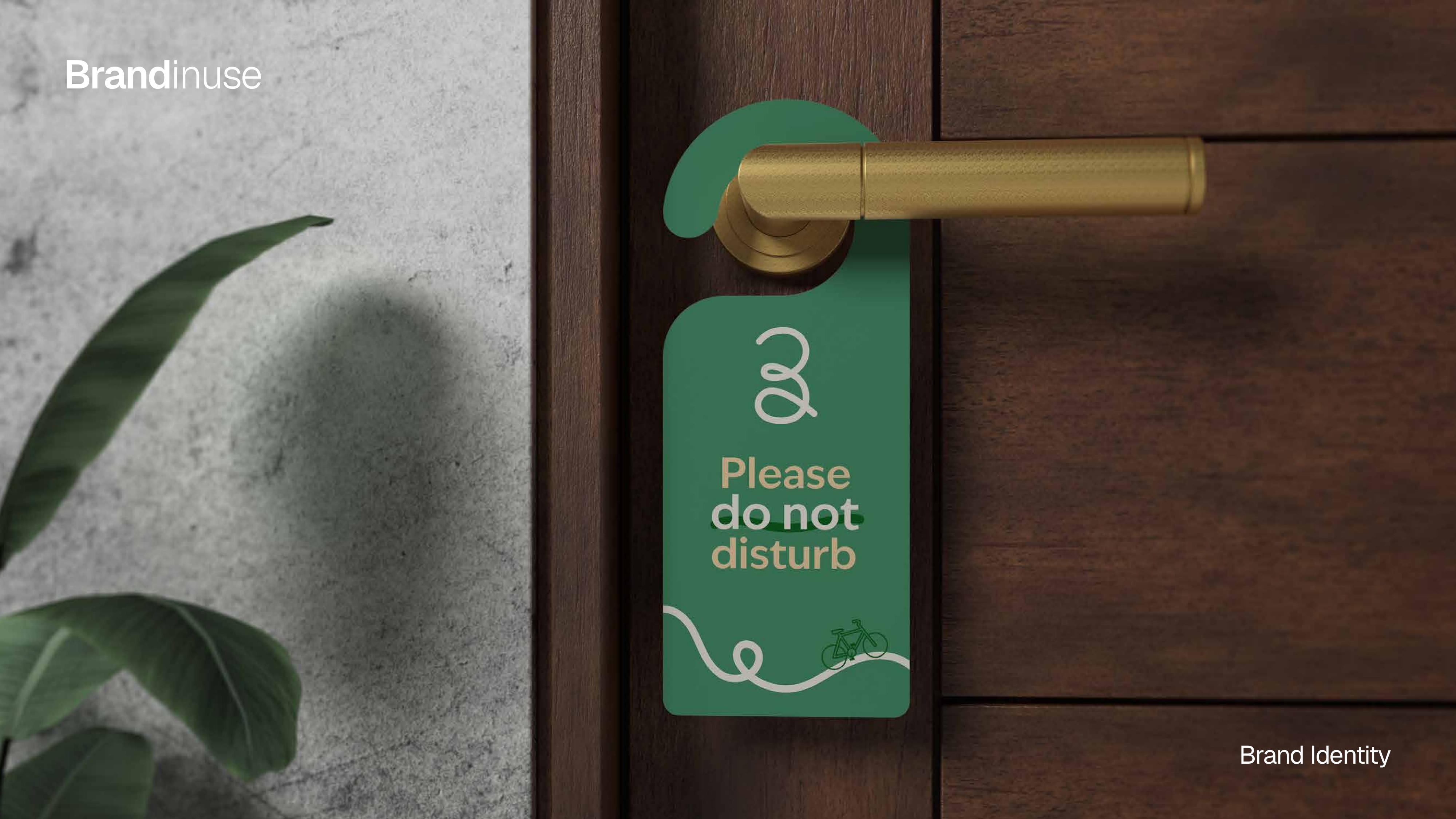 Brand in use — cartellino Please do not disturb